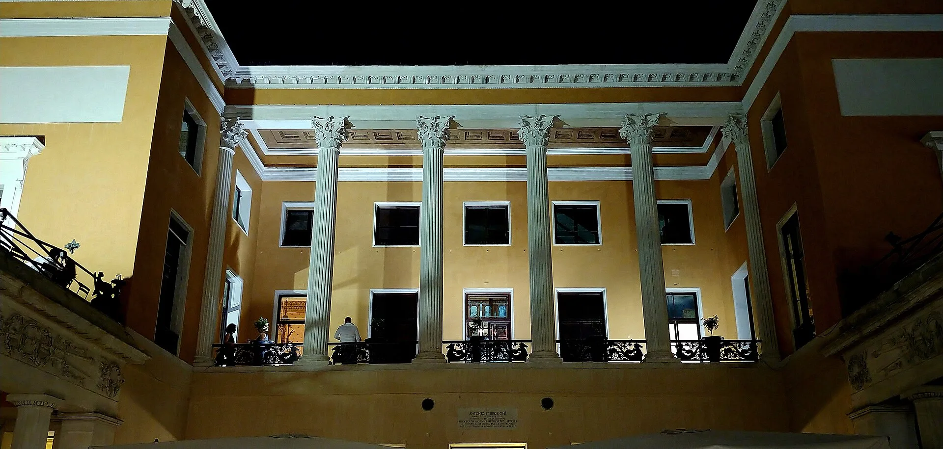 Caffè Pedrocchi neoclassical facade on Via VIII Febbraio in central Padua
